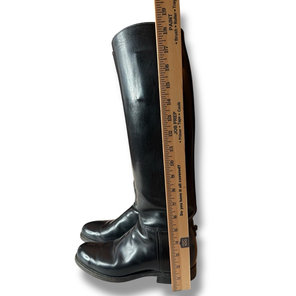 Dehner Omaha Riding Dress Boots Size 6/6.5 Narrow‎ Black 18.5"USA Leather - Picture 13 of 13